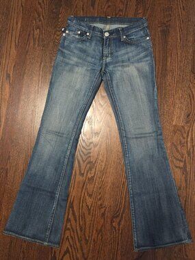 Women's Rock and Republic Roth flare distressed jean size 26.